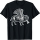 Funny Design Buffalo Wings Hot Foodie Chicken Bison Vintage T-Shirt - T-Shirt | Black