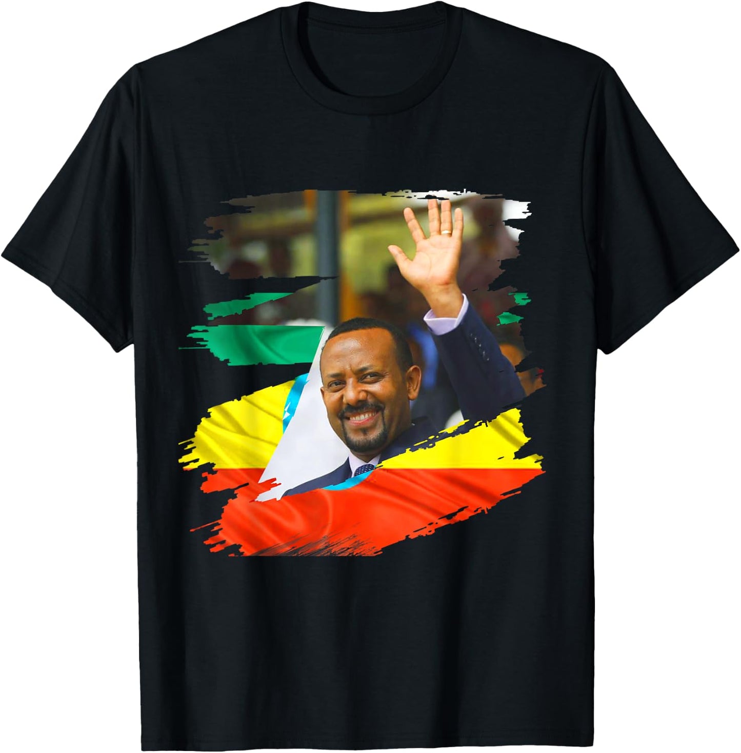 Dr. Abiy Ahmed shirt the Ethiopian Prime Minister T shirt T-Shirt - T-Shirt | Black