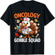 Thanksgiving Oncology Nurse Gobble Squad Turkey Fall Autumn T-Shirt - T-Shirt | Black