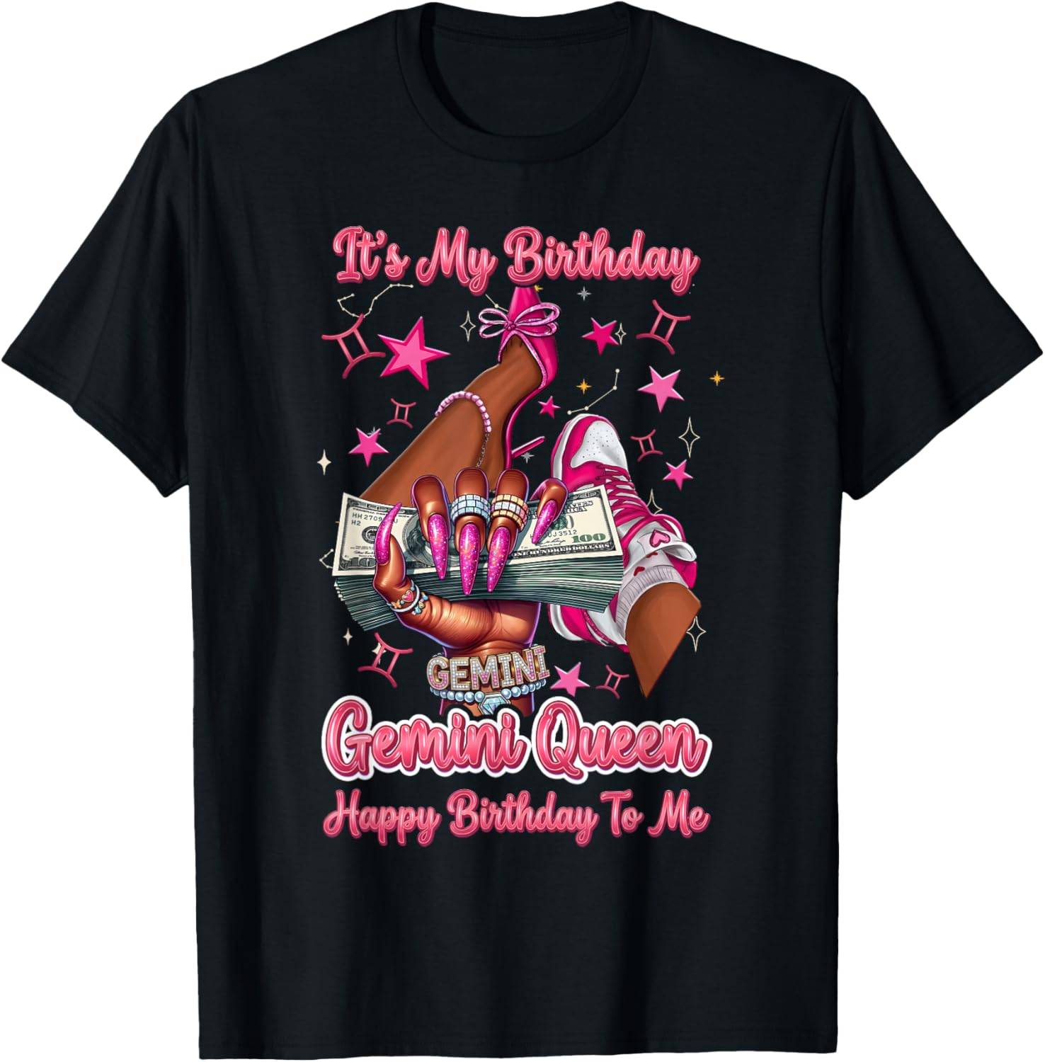 Sneakers Nails T-Shirt - T-Shirt | Black