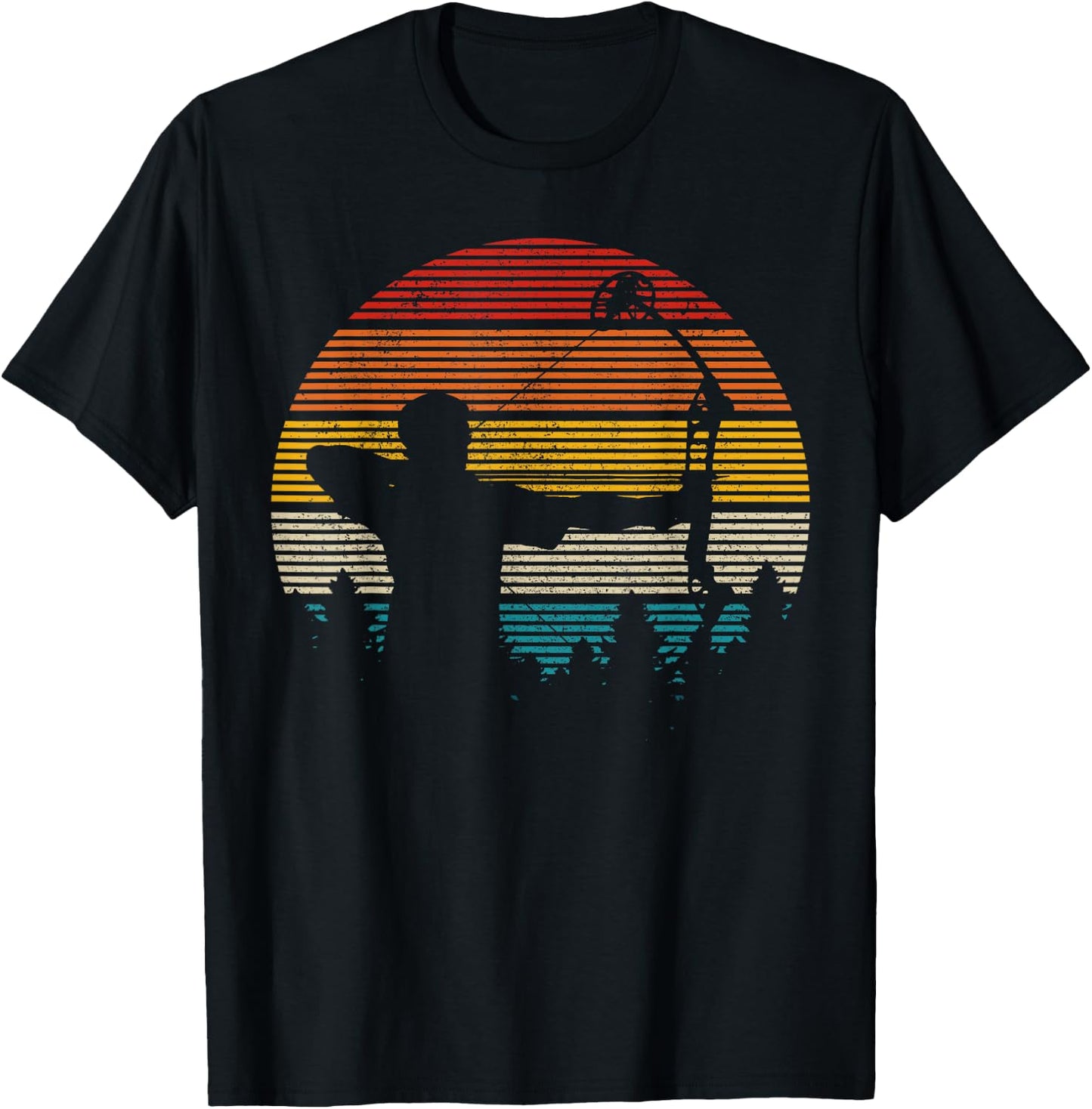 Bow Hunter Gift Bow Hunting Vintage Archery Archer Gift T-Shirt - T-Shirt | Black