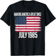 Retro Making America Great Since July 1985 Birth Years Born T-Shirt - T-Shirt | Black