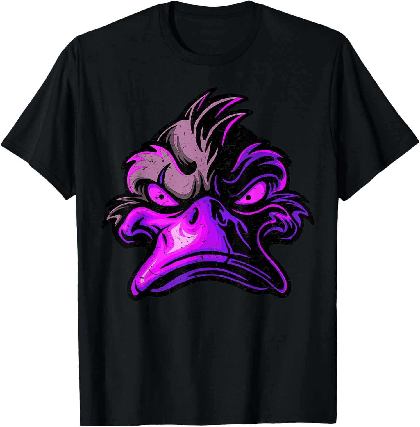 Halloween Horror Duck Scary Cartoon Movies Zombie Scull T-Shirt - T-Shirt | Black