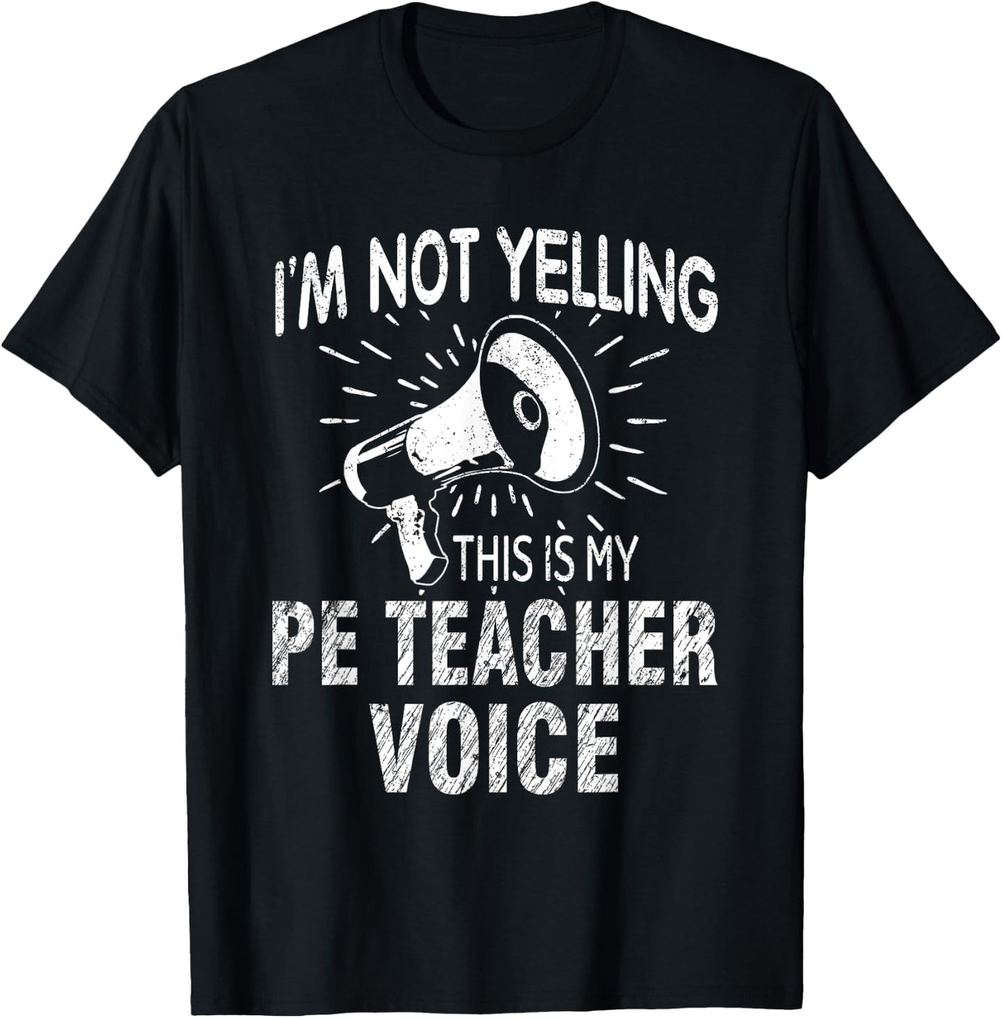 Physical Education Teacher Not Yelling PE Teacher Voice Women T-Shirt - T-Shirt | Black
