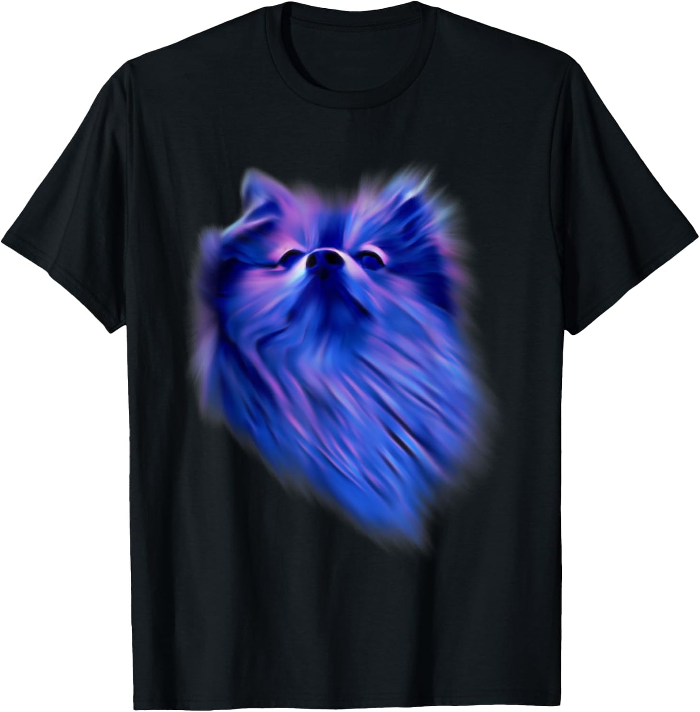 I Love Pomeranians Purple Pom Dog Women T-Shirt - T-Shirt | Black