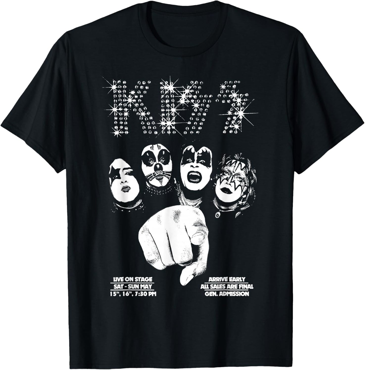 KISS - We Want You T-Shirt - T-Shirt | Black