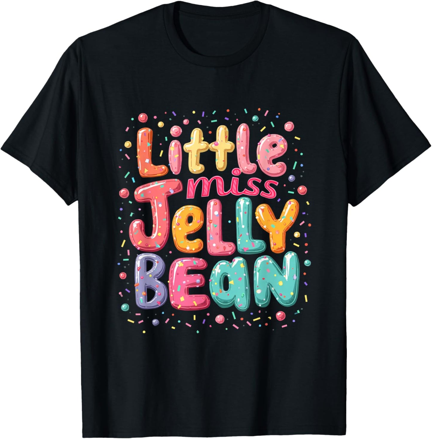 Little Miss Jelly Bean T-Shirt - T-Shirt | Black