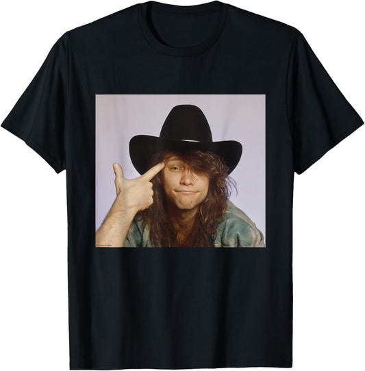 Jon Bon Jovi In London Photo By Simon Fowler T-Shirt - T-Shirt | Black