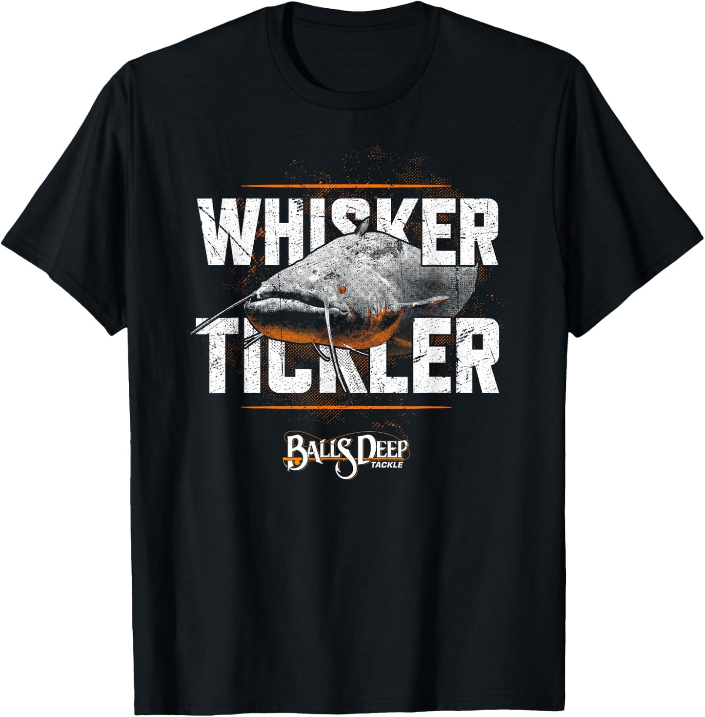 Whisker Tickler (White) T-Shirt - T-Shirt | Black