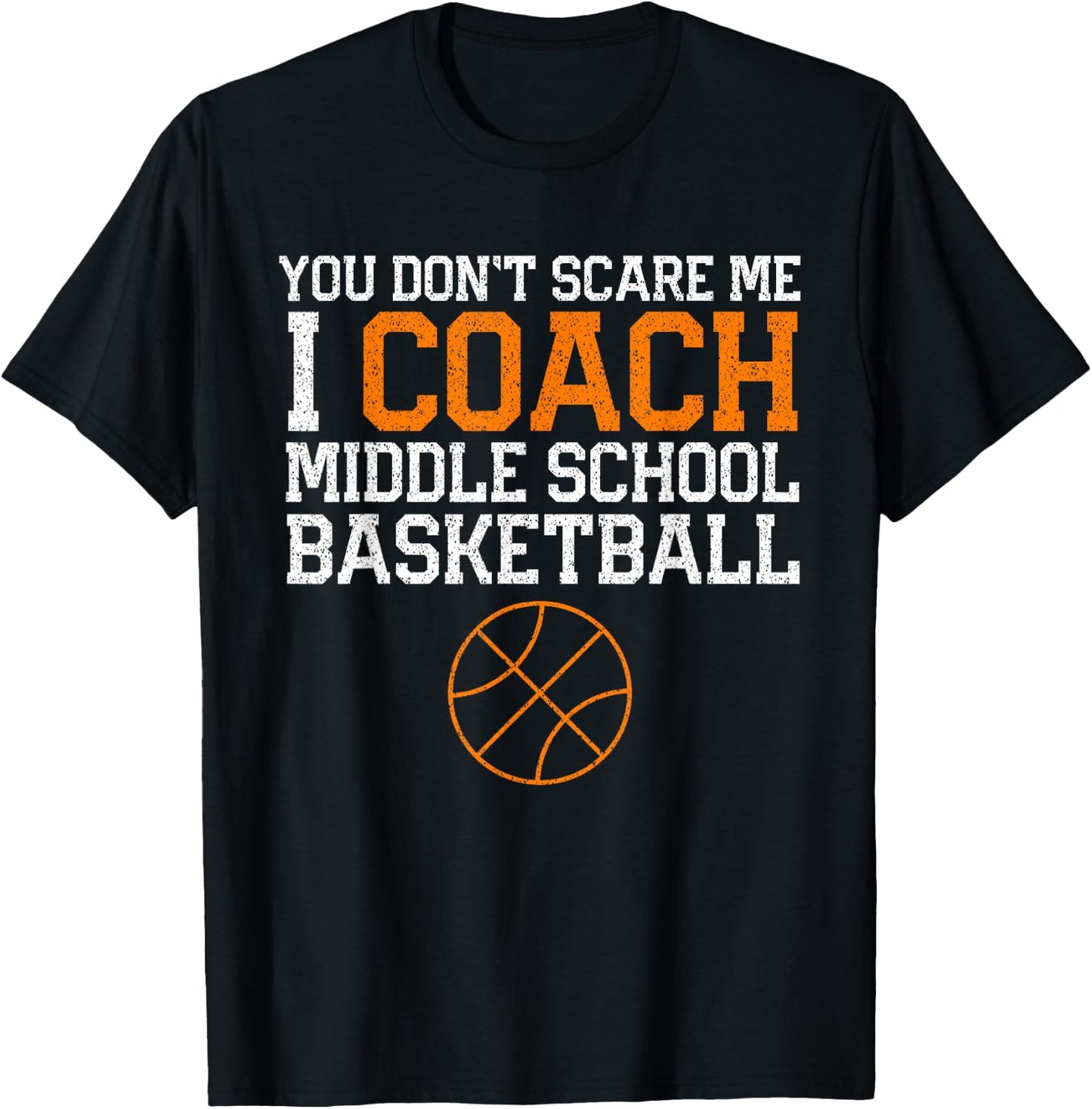 Middle School Basketball Coach Shirt Gift Men Women T-Shirt - T-Shirt | Black