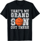 Basketball Grandma Grandpa That's My Grandson Out There T-Shirt - T-Shirt | Black