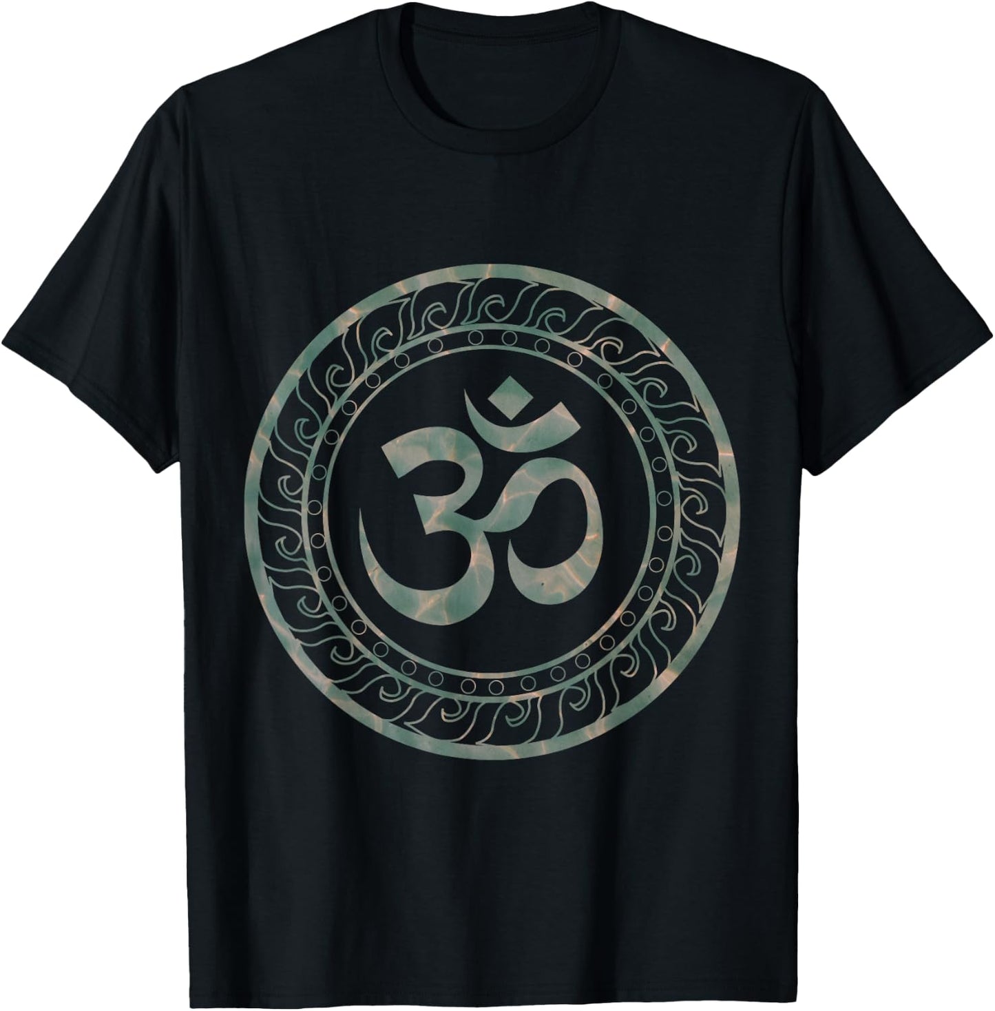 Om Ohm Aum Symbol Spiritual Yoga T-Shirt - T-Shirt | Black