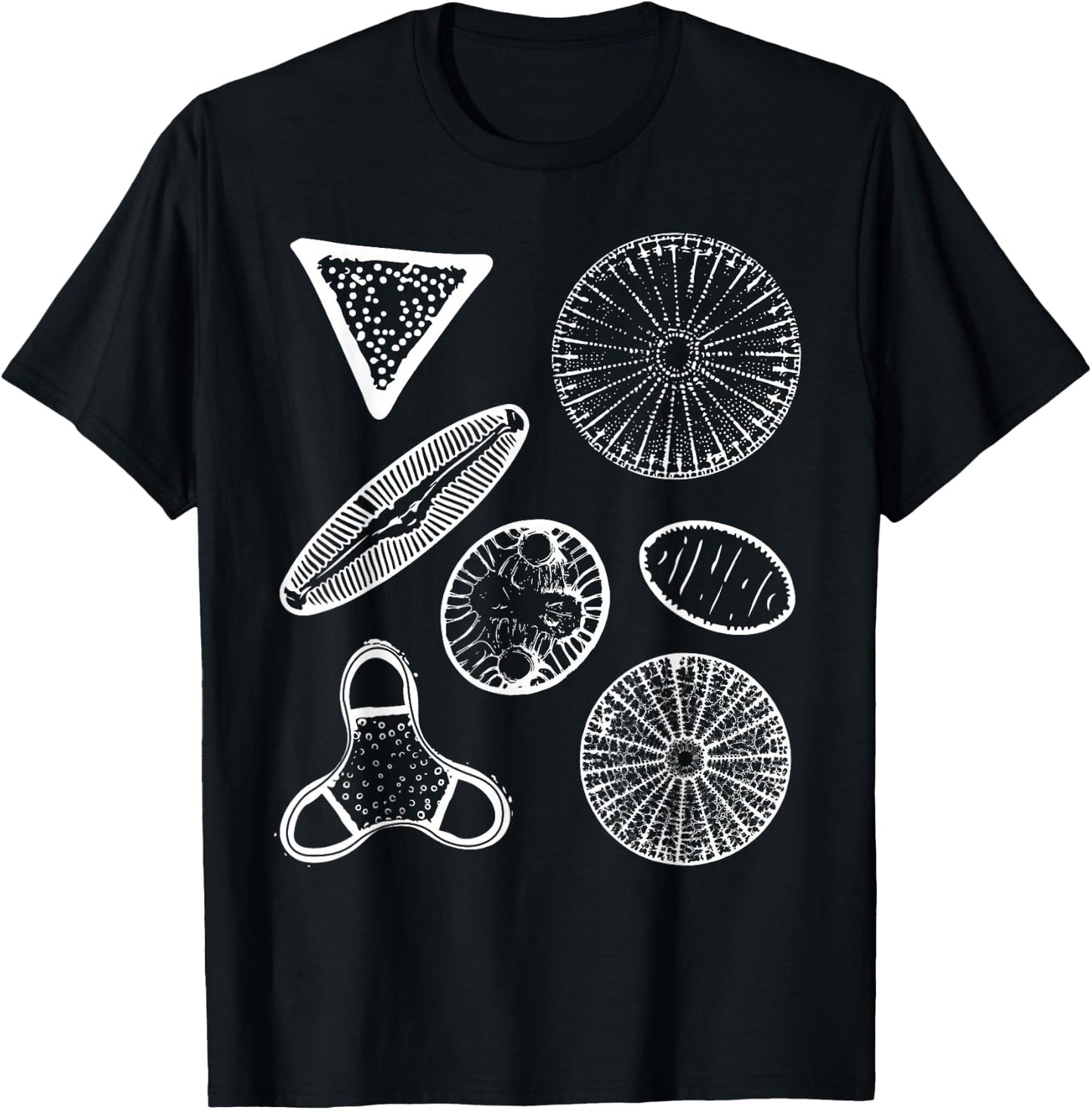 Diatoms Beautiful Science T-Shirt - T-Shirt | Black