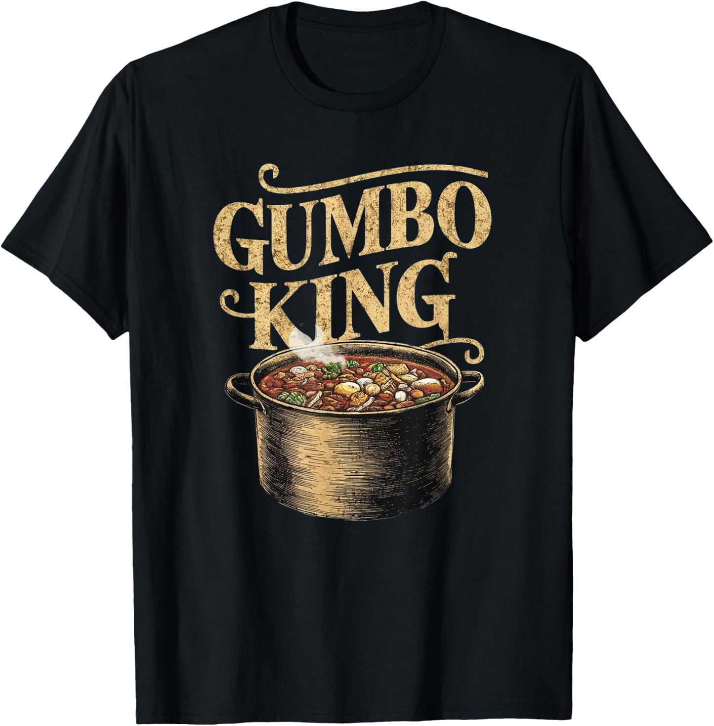 Gumbo King T-Shirt - T-Shirt | Black