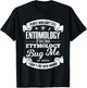 People Who Can't Entomology From Etymology Bug Me Pun Joke T-Shirt - T-Shirt | Black