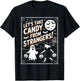 Let's Take Candy From Strangers Retro Halloween T-Shirt - T-Shirt | Black
