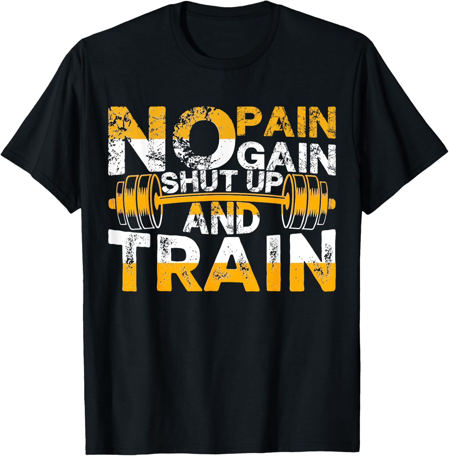 Funny Gym Workout Fitness Bodybuilding Sports Weightlifters T-Shirt - T-Shirt | Black