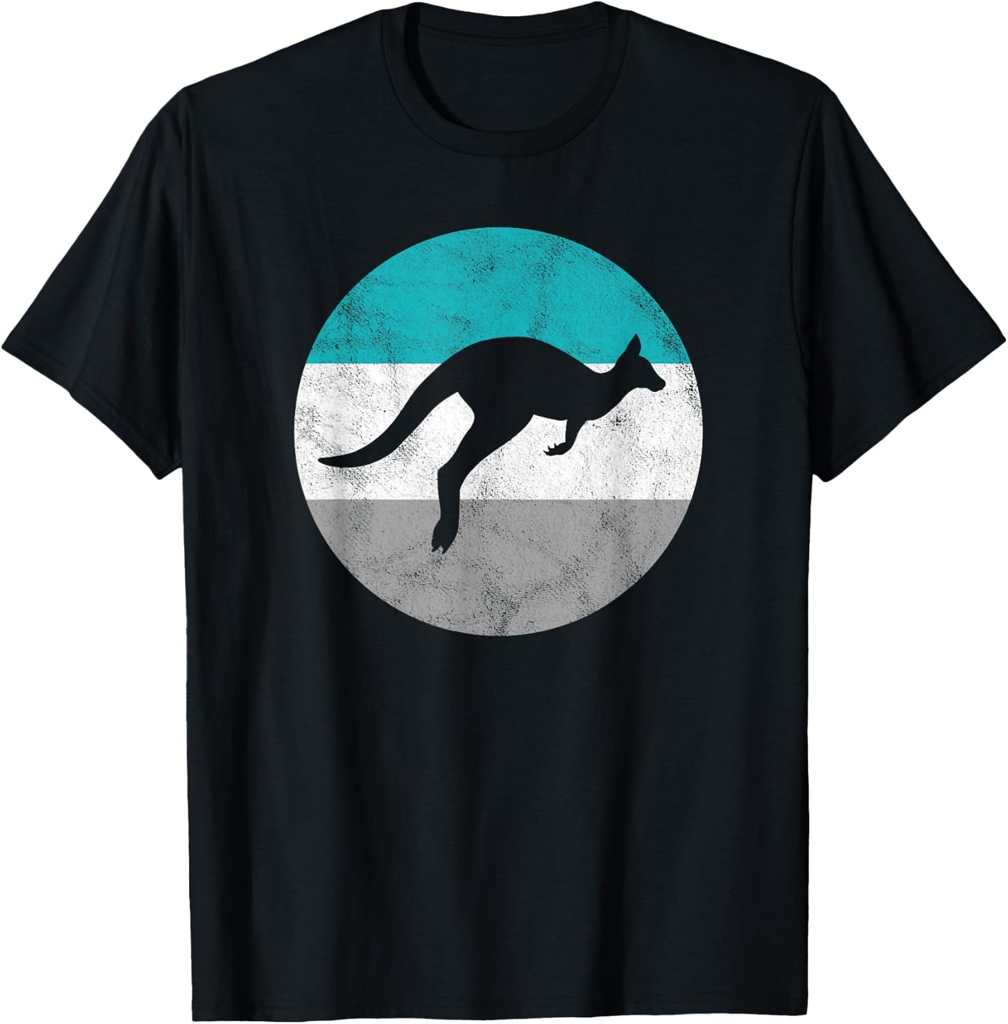 Kangaroo Gift Shirt Women Boys & Girls T-Shirt - T-Shirt | Black