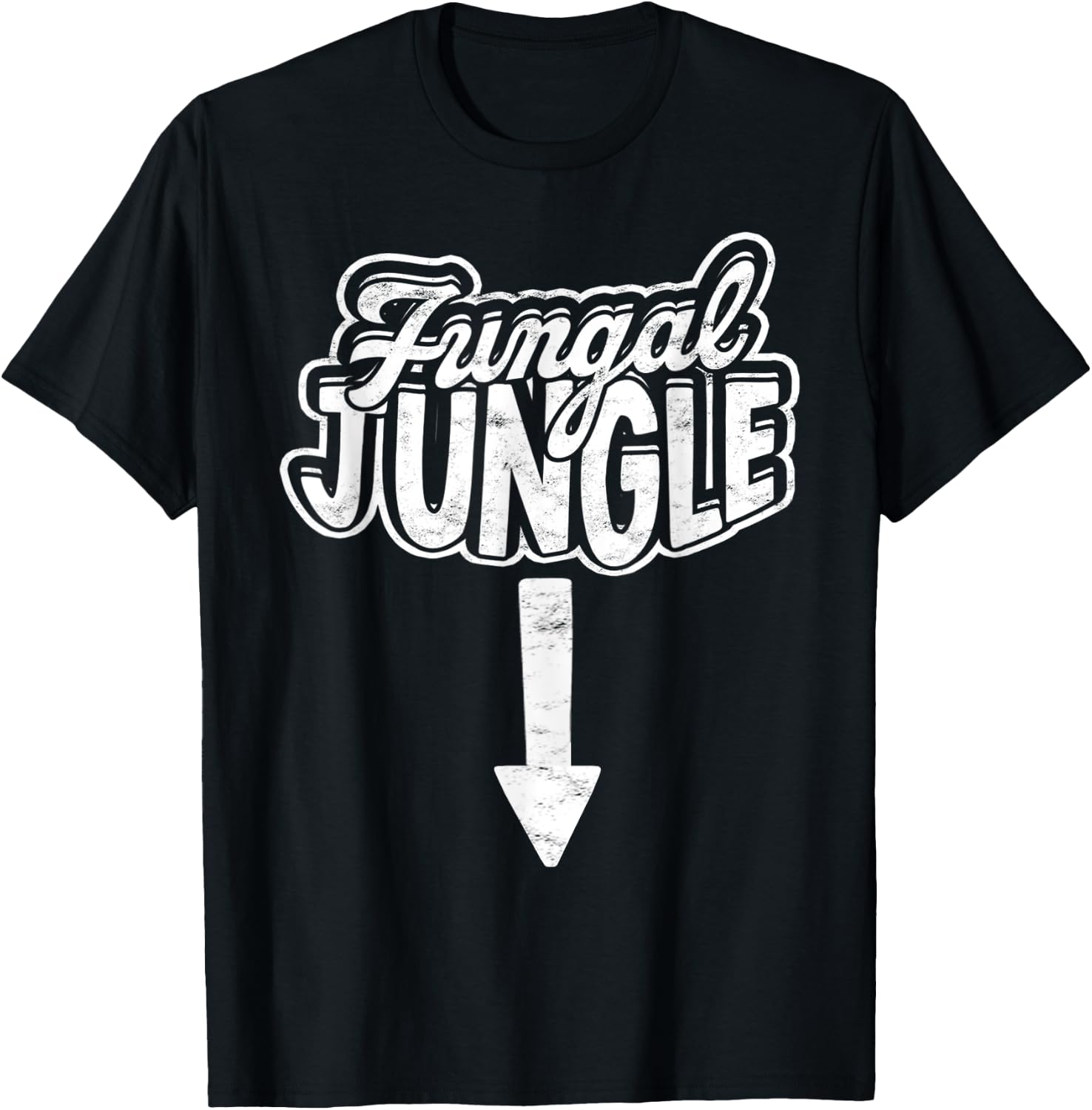Jungle Fungal Fungi Fungus Wild Adventure Sexual Adult Humor T-Shirt - T-Shirt | Black