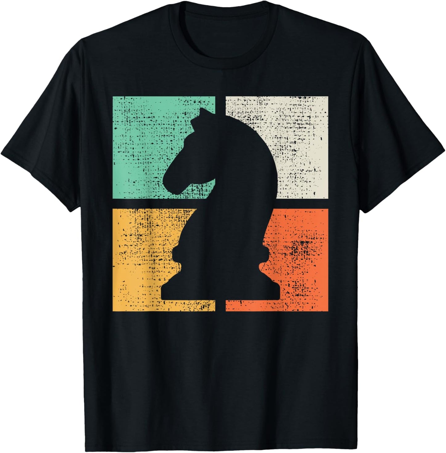 Chess Knight T-Shirt - T-Shirt | Black