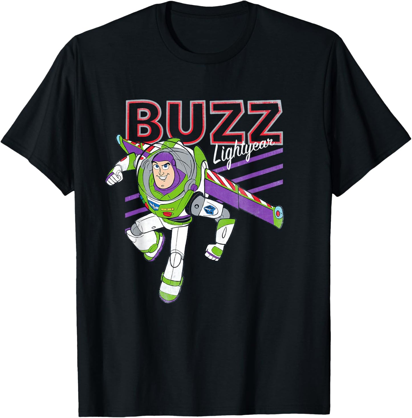 Disney Pixar Toy Story 4 Classic Buzz Lightyear T-Shirt - T-Shirt | Black