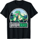 Grandpasaurus T-Rex Dinosaur Saurus Grandpa Matching Family T-Shirt - T-Shirt | Black