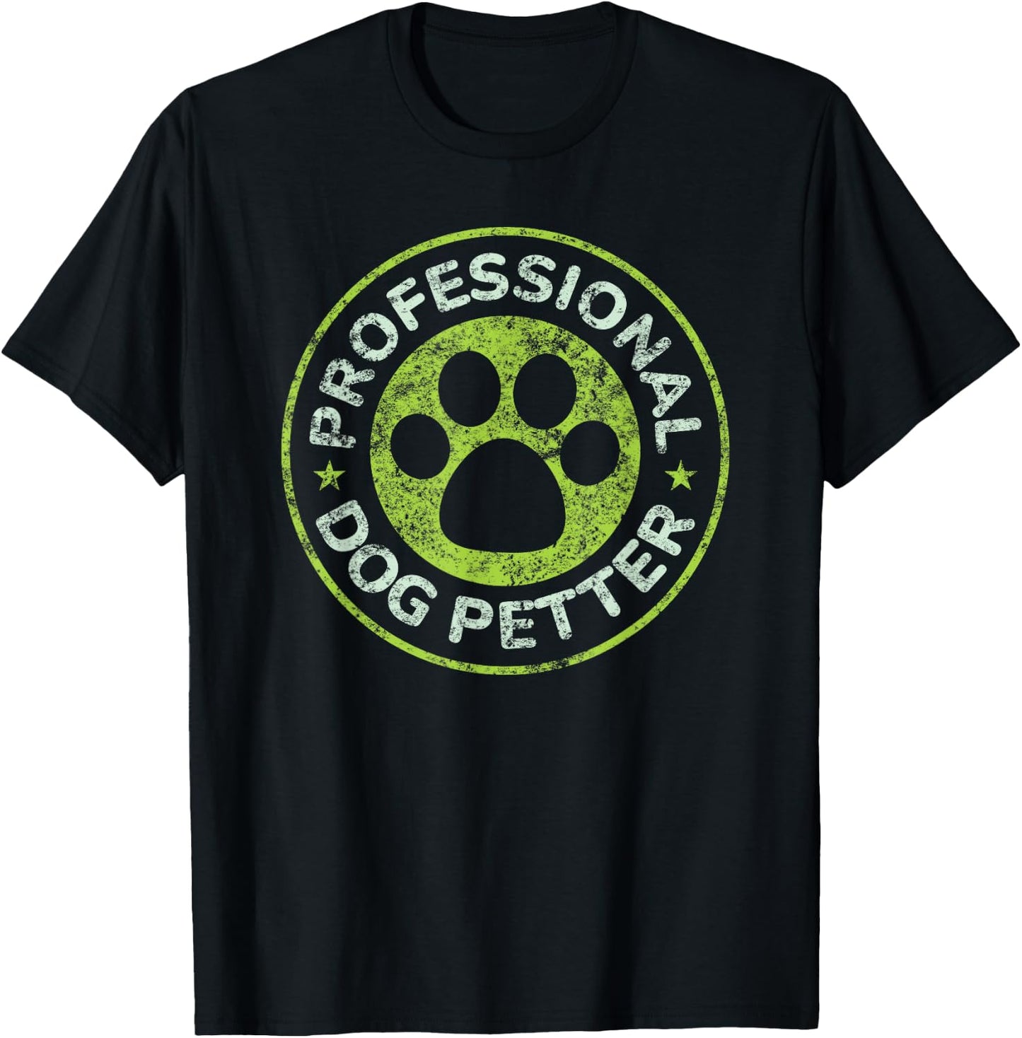 Professional Dog Petter T-Shirt - T-Shirt | Black