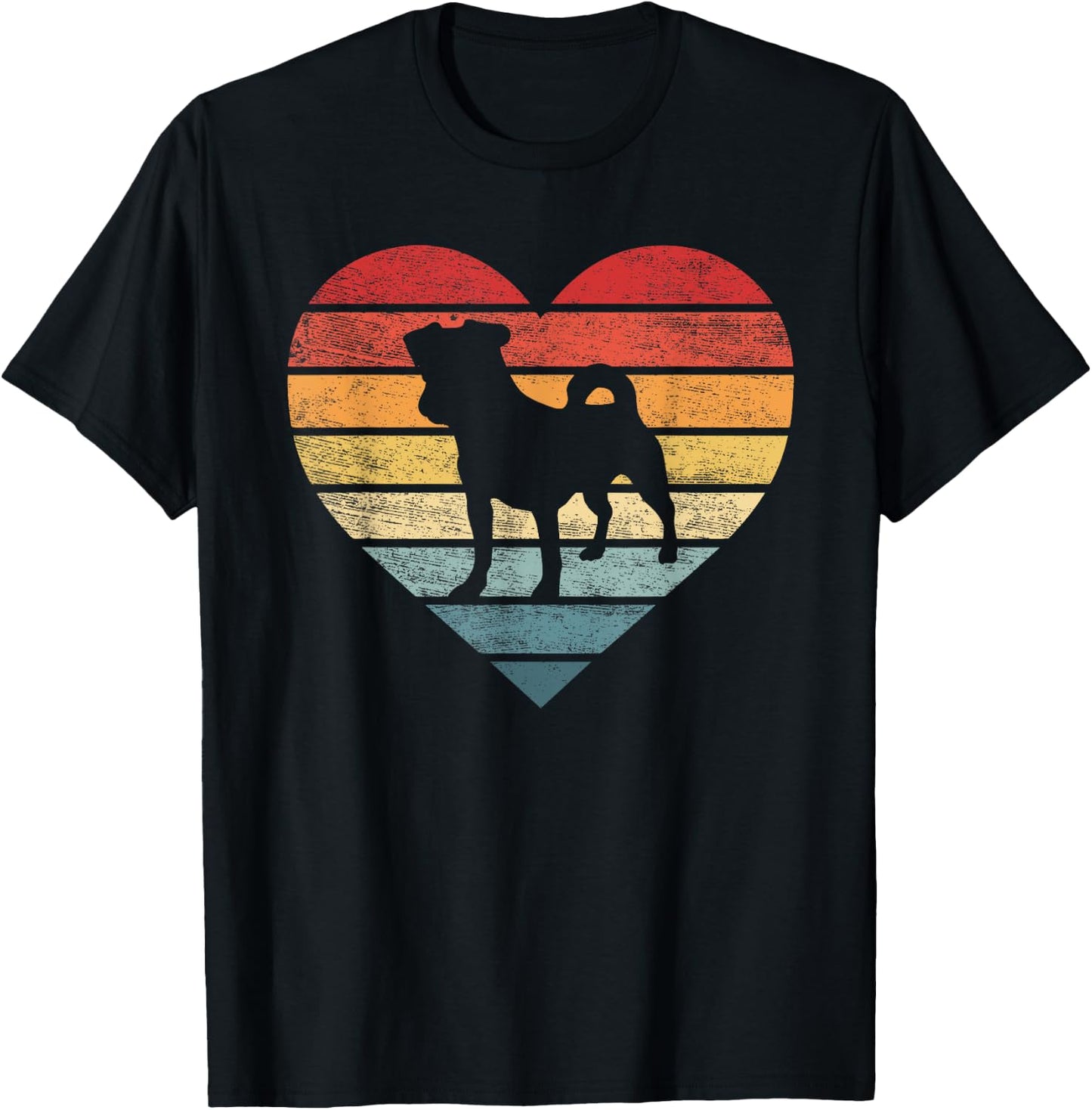 Jack Russell Lover Owner Gifts Retro Sunset Dog Mom Dad T-Shirt - T-Shirt | Black
