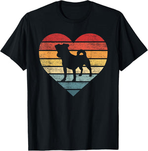 Jack Russell Lover Owner Gifts Retro Sunset Dog Mom Dad T-Shirt - T-Shirt | Black