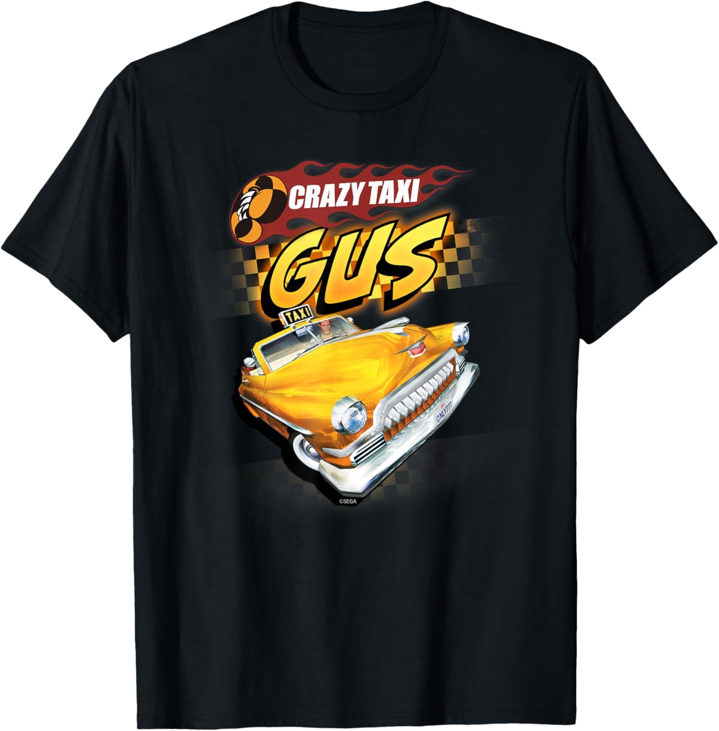 Crazy Taxi Gus Driver T-Shirt - T-Shirt | Black