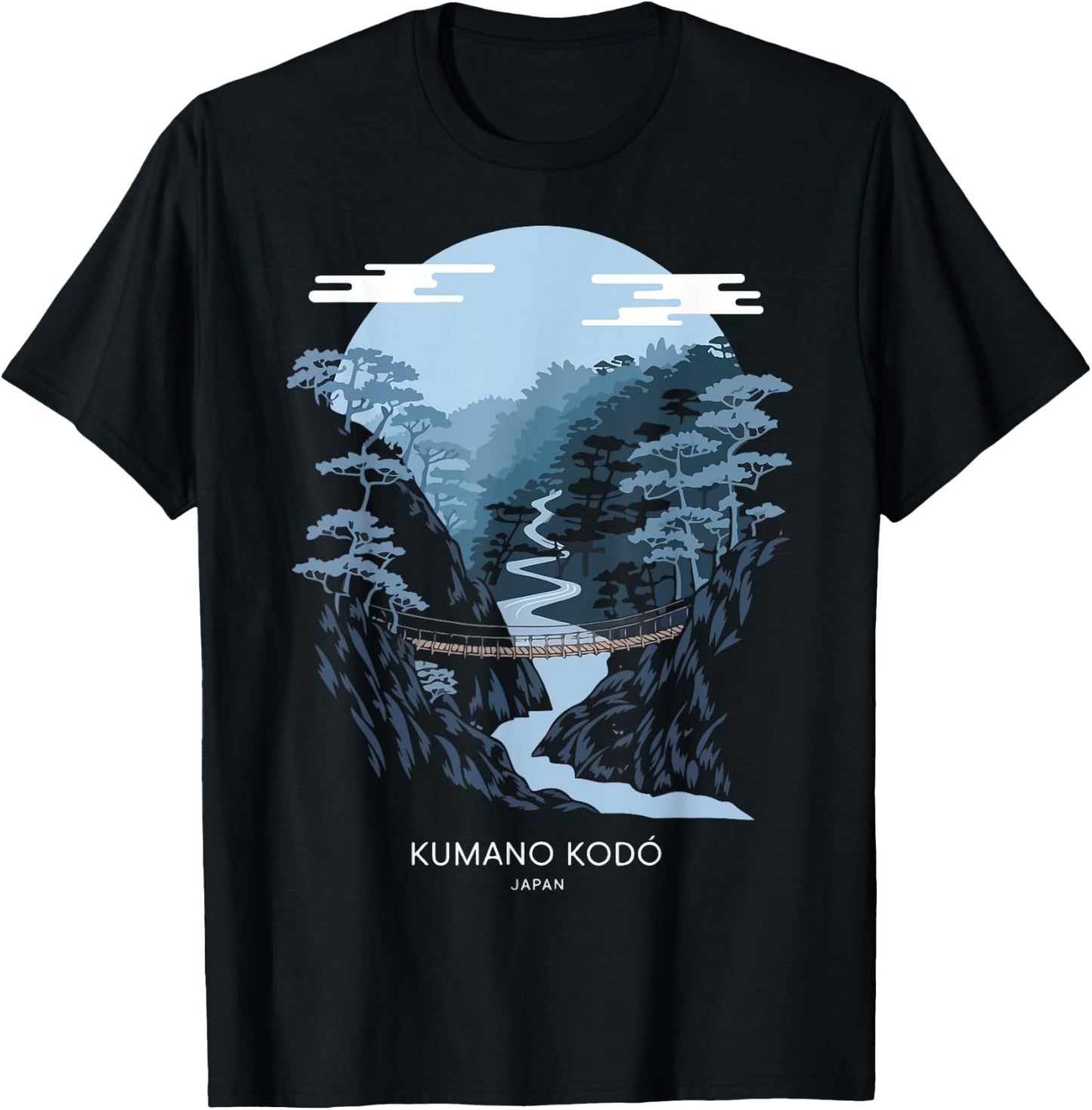 Hiking Japan Kumano Kodo T-Shirt - T-Shirt | Black