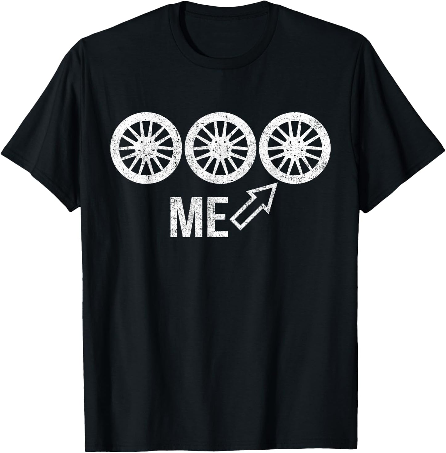 3rd Wheel Shirts. Funny T-Shirt - T-Shirt | Black