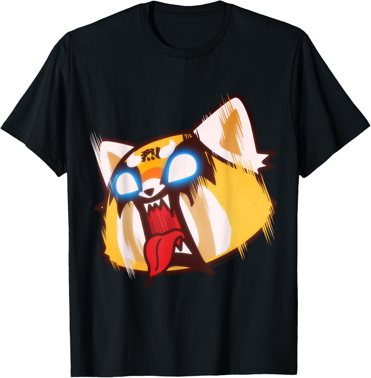 Aggretsuko Screaming Rage Shirt T-Shirt - T-Shirt | Black
