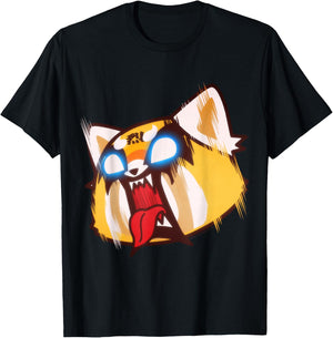 Aggretsuko Screaming Rage Shirt T-Shirt - T-Shirt | Black