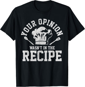 Koch Apparel Co. Chef's Saying Funny Chef's Hat Cooking Gift T-Shirt - T-Shirt | Black