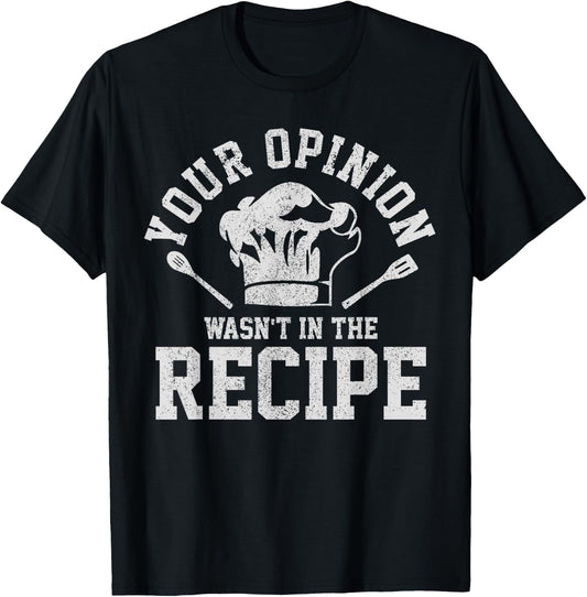 Koch Apparel Co. Chef's Saying Funny Chef's Hat Cooking Gift T-Shirt - T-Shirt | Black
