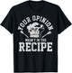 Koch Apparel Co. Chef's Saying Funny Chef's Hat Cooking Gift T-Shirt - T-Shirt | Black