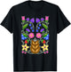 Ojibwe Floral Native American Flowers Indigenous Botanical T-Shirt - T-Shirt | Black