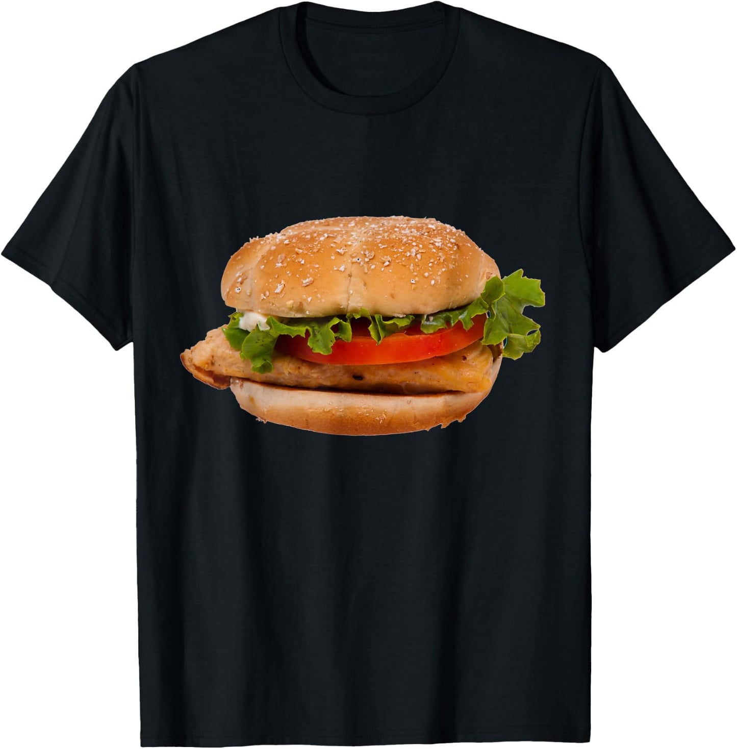 Chicken Sandwich T-Shirt - T-Shirt | Black
