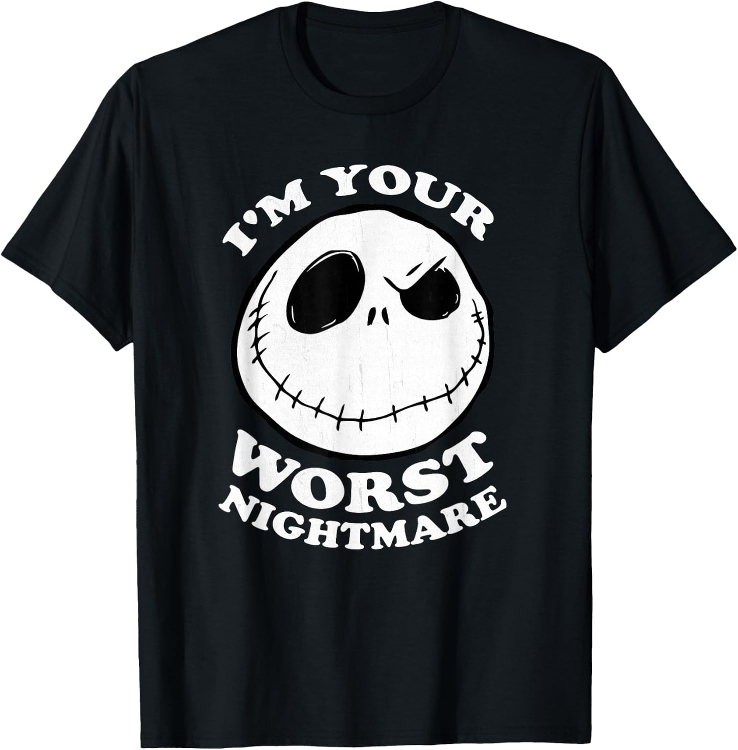 The Nightmare Before Christmas - Jack Worst Nightmare T-Shirt - T-Shirt | Black
