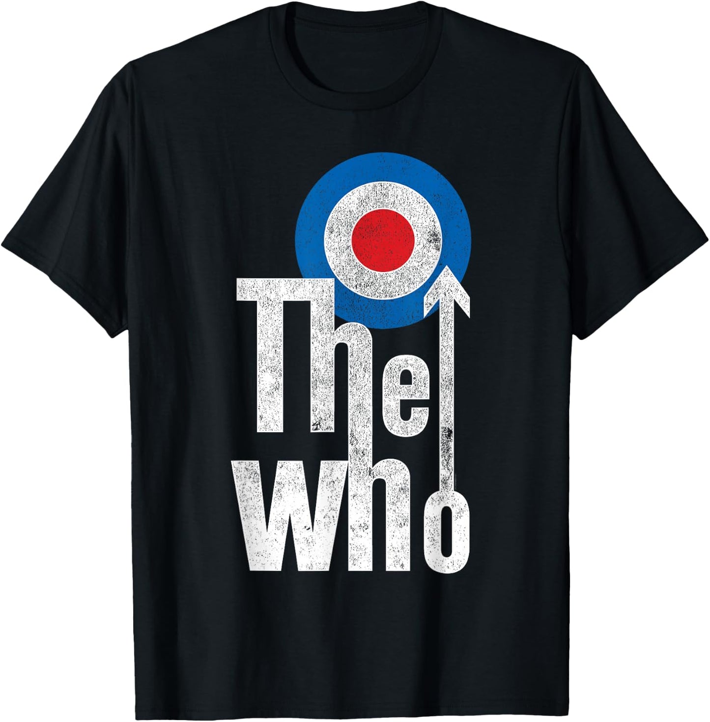 The Who Official Target Logo Arrow T-Shirt - T-Shirt | Black