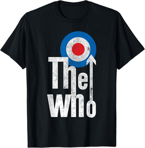 The Who Official Target Logo Arrow T-Shirt - T-Shirt | Black