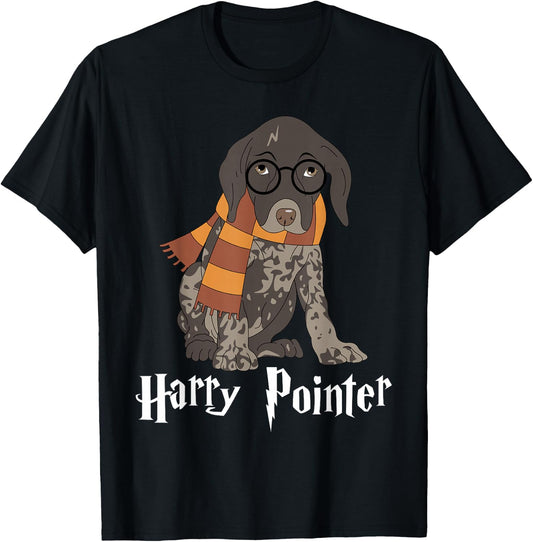 Funny German Shorthaired Pointer - Harry Pointer T-Shirt - T-Shirt | Black
