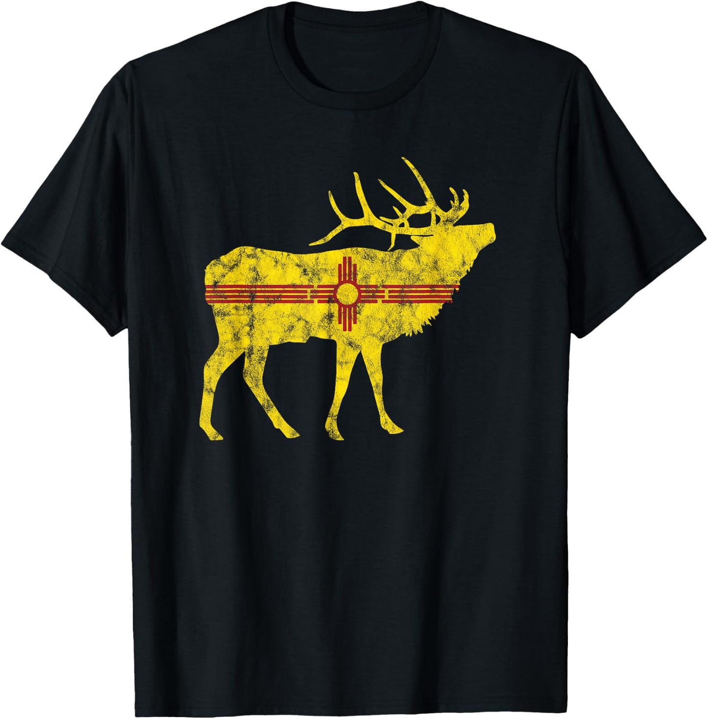 New Mexico Elk Hunting T-Shirt - T-Shirt | Black