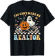 You Can't Scare Me I'm Realtor Halloween T-Shirt - T-Shirt | Black