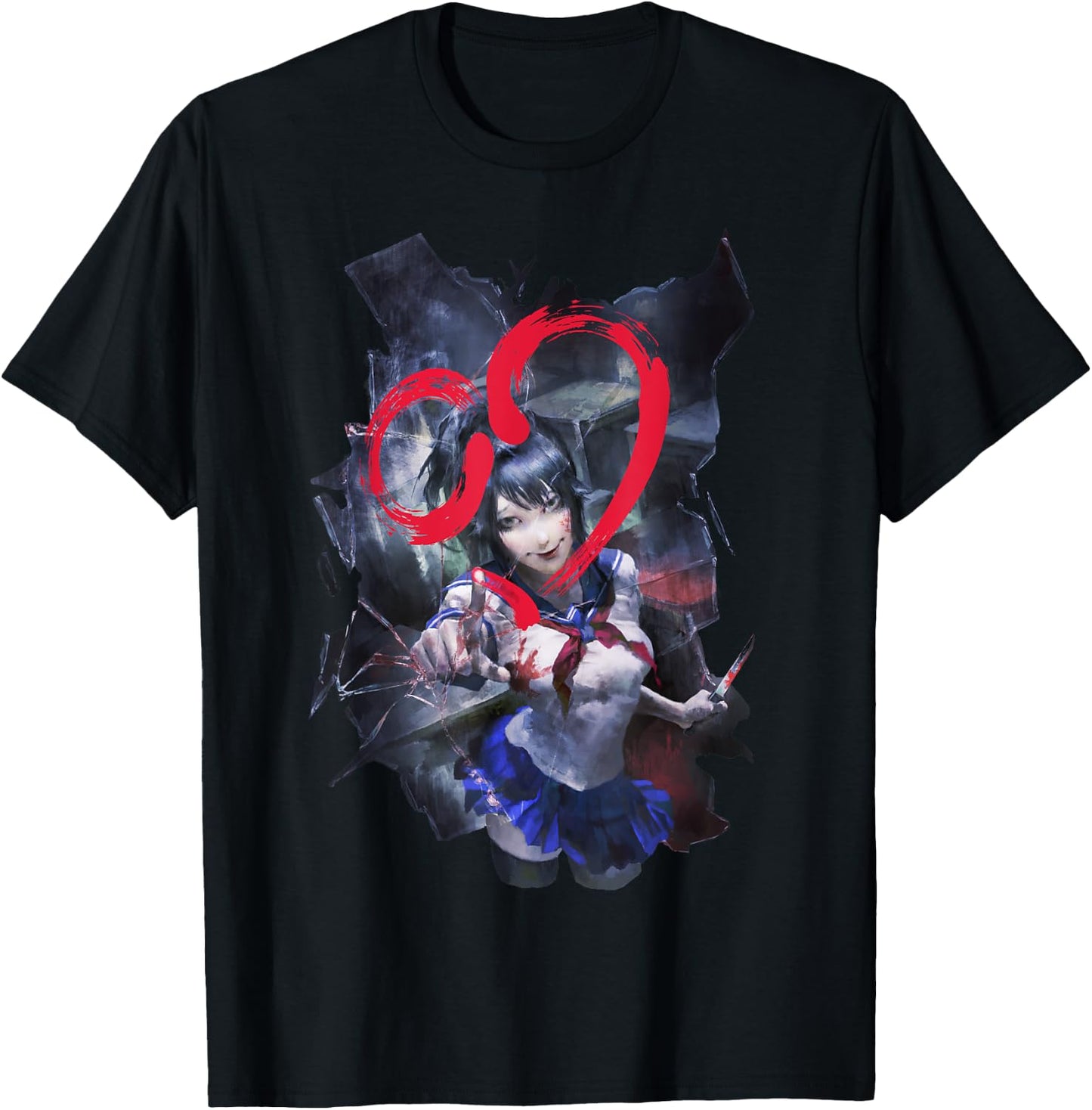 Yandere Simulator Lovesick Shirt T-Shirt - T-Shirt | Black