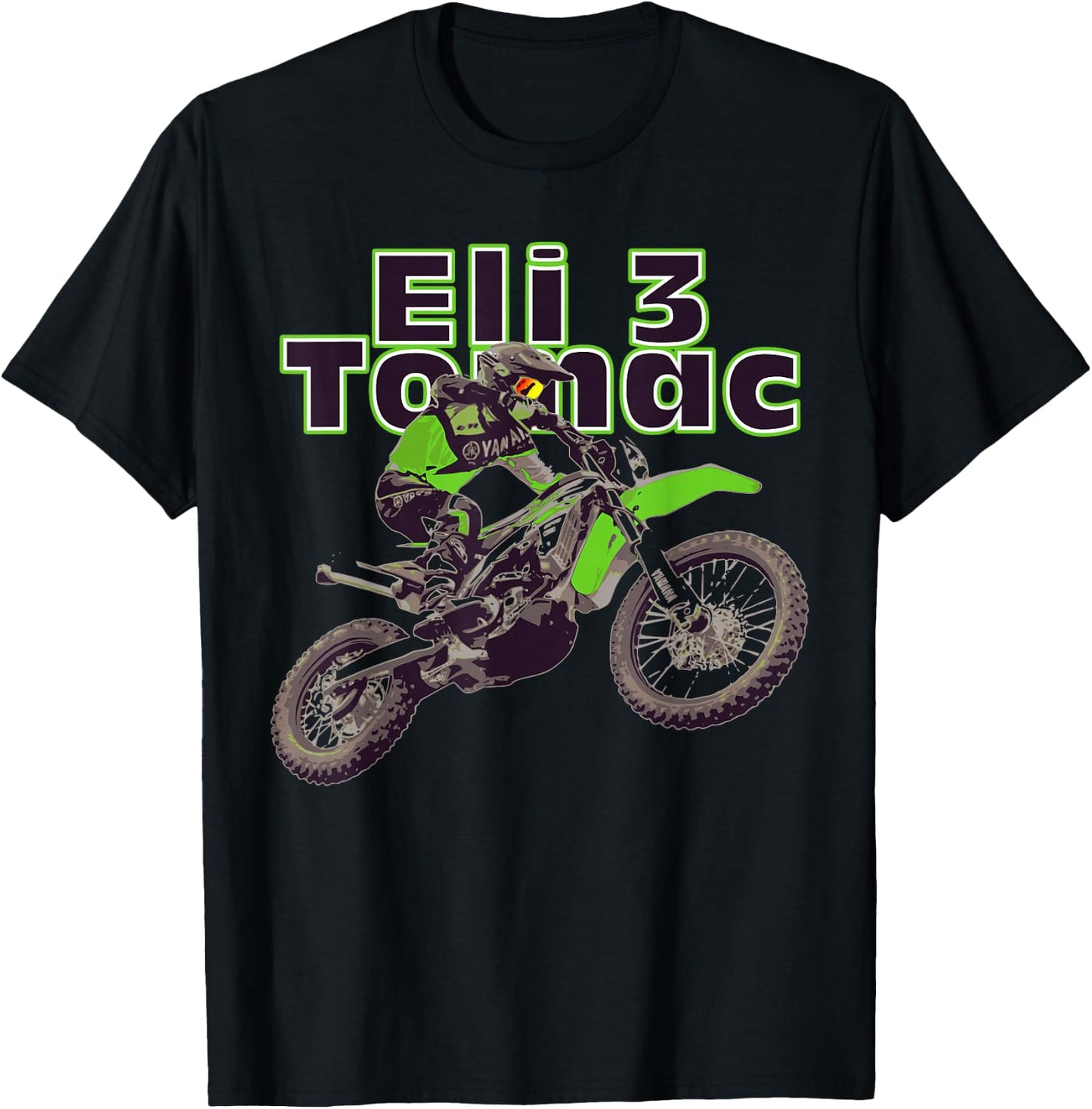Motorcross Eli 3 Tomac T-Shirt - T-Shirt | Black