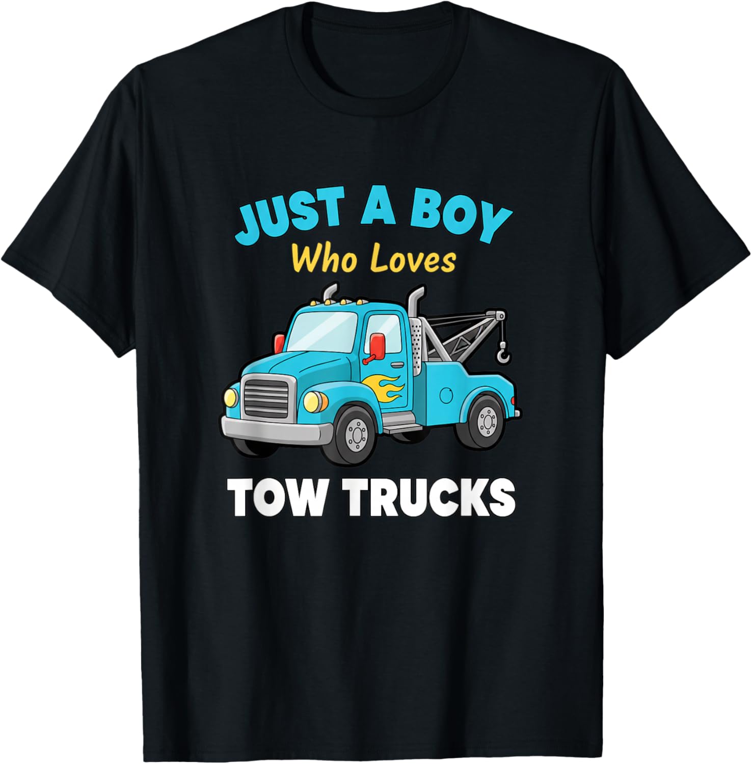 Trucks & Off-Road, I'm The Tow Truck Kid T-Shirt - T-Shirt | Black