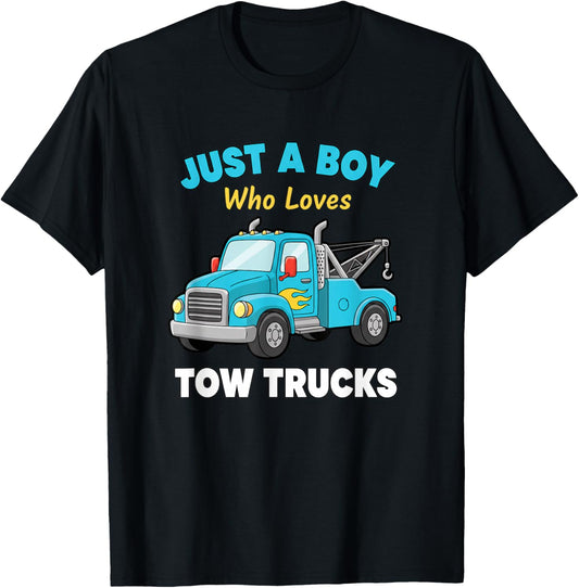 Trucks & Off-Road, I'm The Tow Truck Kid T-Shirt - T-Shirt | Black