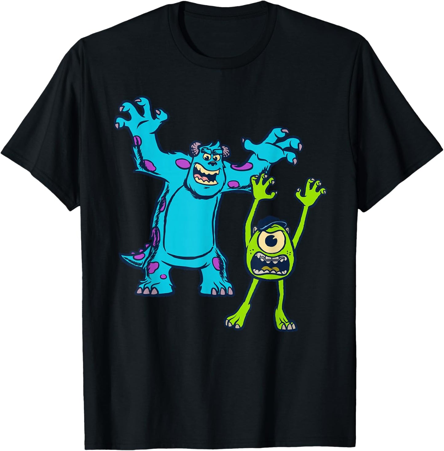 Disney Pixar Monsters University Sulley and Mike T-Shirt - T-Shirt | Black